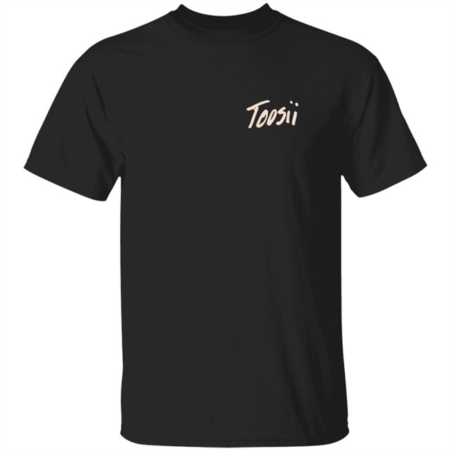 Toosii Merch Thank You For Believing Black T Shirt