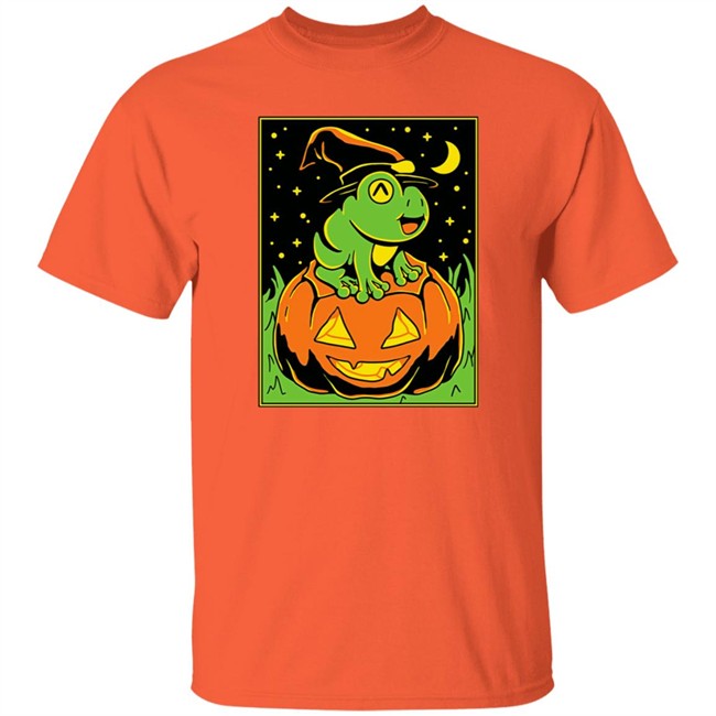 Hang - BoomerNA Pumpkin Frog Tee Shirt BoomerNA Merch