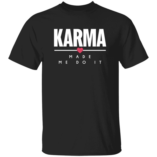 Quang - Hybrid Apparel Blk Karma Made Me Do It Tee Shirt Jamie Ott Blom
