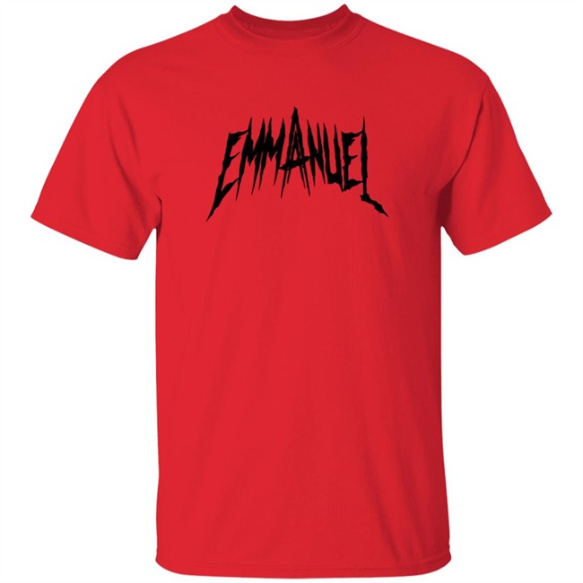 Hang - Anuel Aa Merch Red Emmanuel Tee Shirt