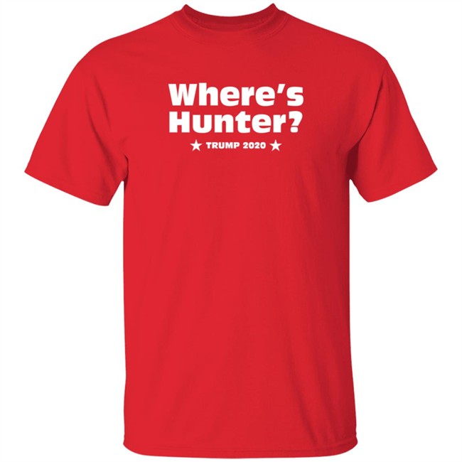 Where's Hunter Trump 2020 T Shirt Occupy Democrats