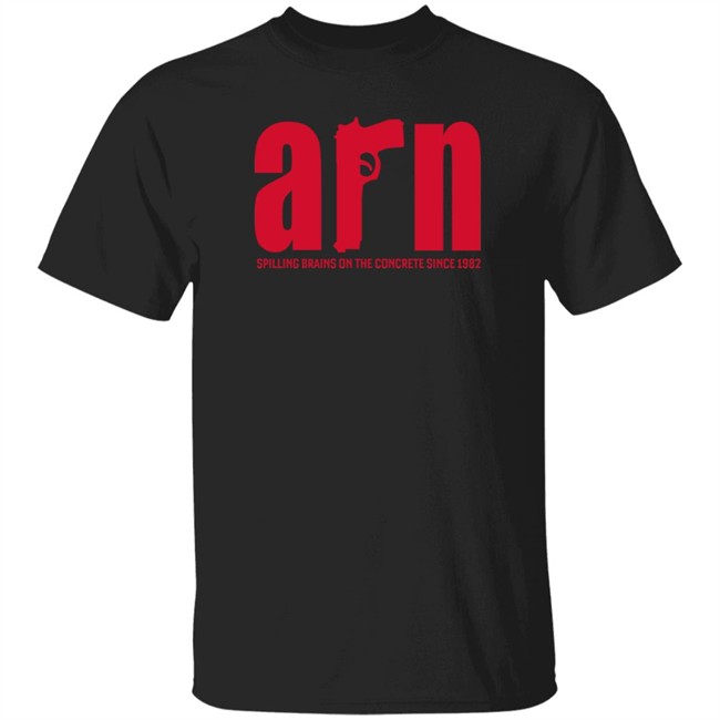 Box of Gimmicks Arn Spilling Brains On The Concrete Since 1982 T Shirt