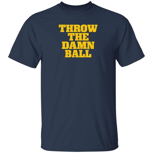 Blue By Ninety Shop Throw The Damn Ball Shirt Blue By 90
