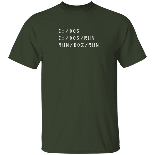 C Run Dos Run T Shirt Toadcialism C Run Dos Run T Shirt Toadcialism
