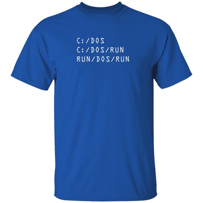 C Run Dos Run T Shirt Toadcialism C Run Dos Run T Shirt Toadcialism