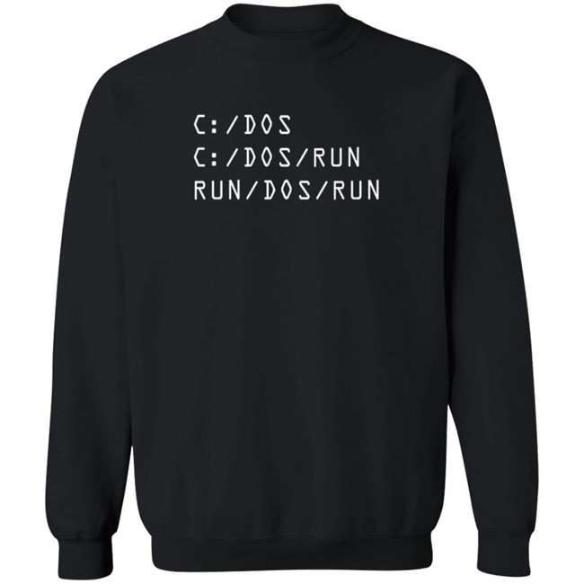 C Run Dos Run T Shirt Toadcialism C Run Dos Run T Shirt Toadcialism