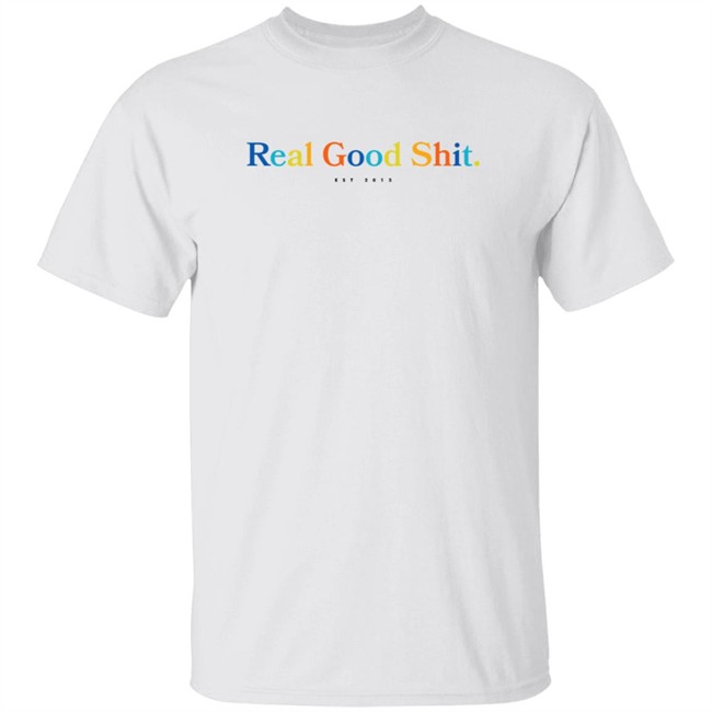 Tom Misch Merch Multicolour Real Good Shit Tee Shirt
