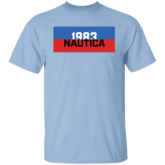 Camilo Doval Nautica 1983 Blue And Red T Shirt Camilo Doval Nautica 1983 Blue And Red T Shirt