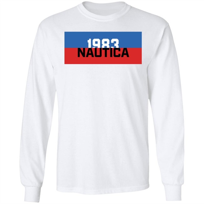 Camilo Doval Nautica 1983 Blue And Red T Shirt Camilo Doval Nautica 1983 Blue And Red T Shirt