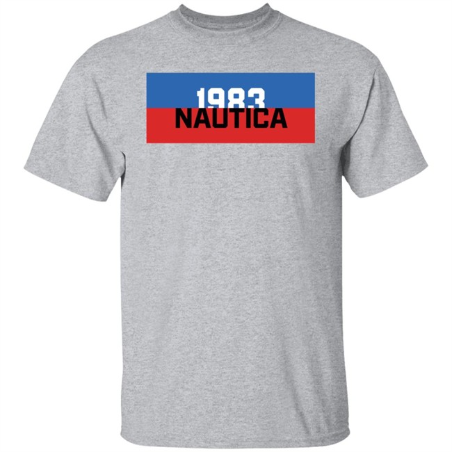 Camilo Doval Nautica 1983 Blue And Red T Shirt Camilo Doval Nautica 1983 Blue And Red T Shirt