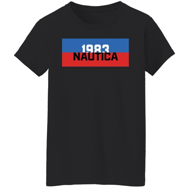 Camilo Doval Nautica 1983 Blue And Red T Shirt Camilo Doval Nautica 1983 Blue And Red T Shirt