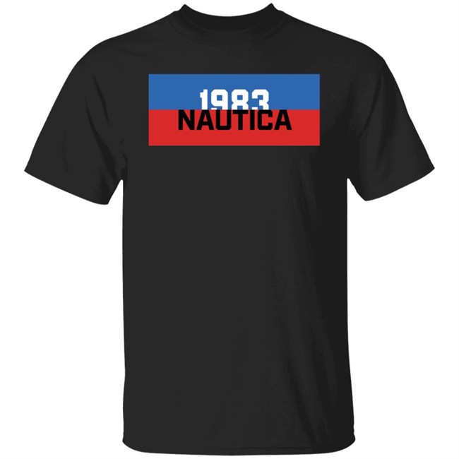 Camilo Doval Nautica 1983 Blue And Red T Shirt Camilo Doval Nautica 1983 Blue And Red T Shirt