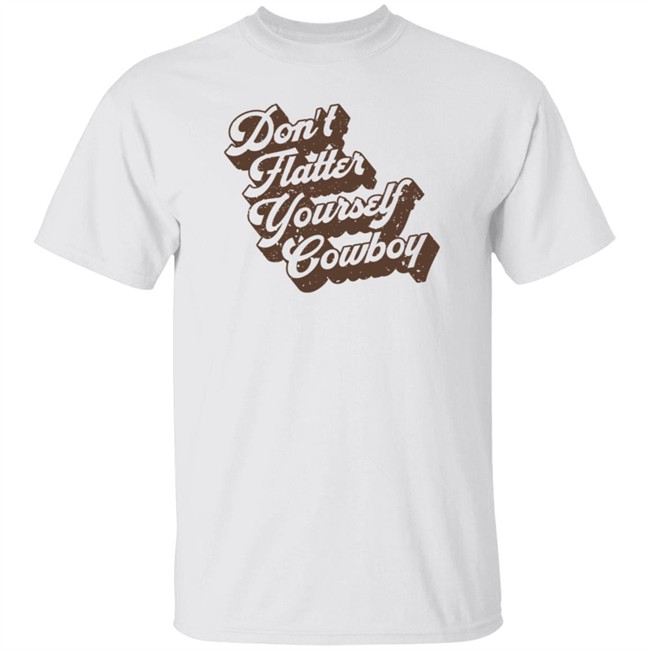 Cntry Shop Don't Flatter Yourself Cowboy Shirt 90’S Country