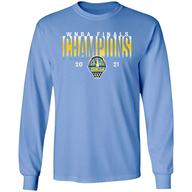 Chicago Sky Merch 2021 Champions Fanatics T Shirt Chicago Sky Merch 2021 Champions Fanatics T Shirt