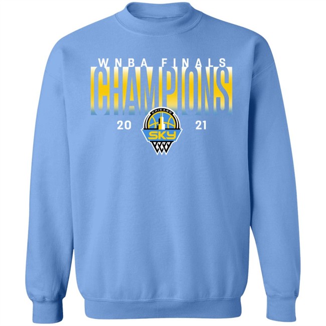 Chicago Sky Merch 2021 Champions Fanatics T Shirt Chicago Sky Merch 2021 Champions Fanatics T Shirt