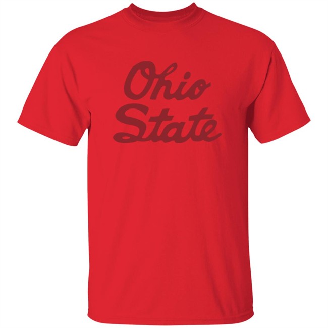 Homage Shop Merch Osu 1942 All Scarlet Ohio State Shirt