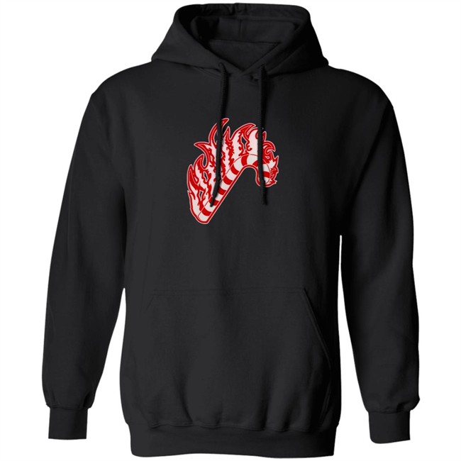 Sapnap Merch Holiday Candy Cane Hoodie