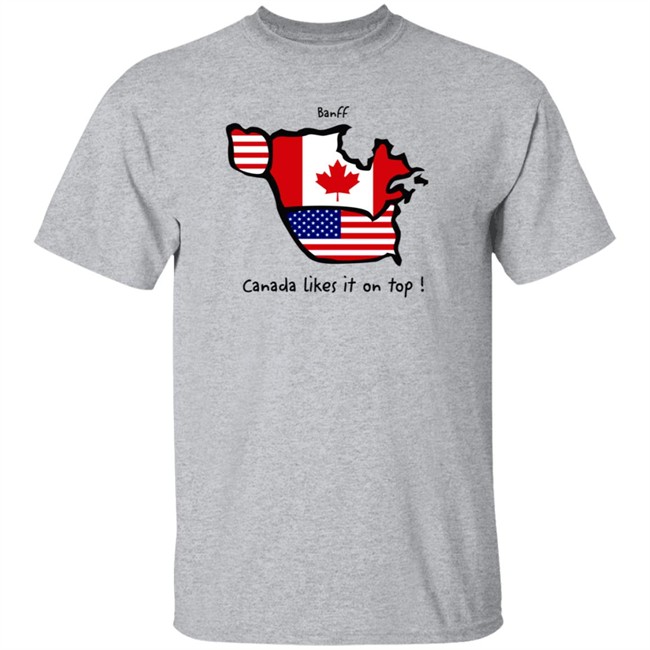 Banff Canada Likes It On Top T Shirt Lissy Blonde North America