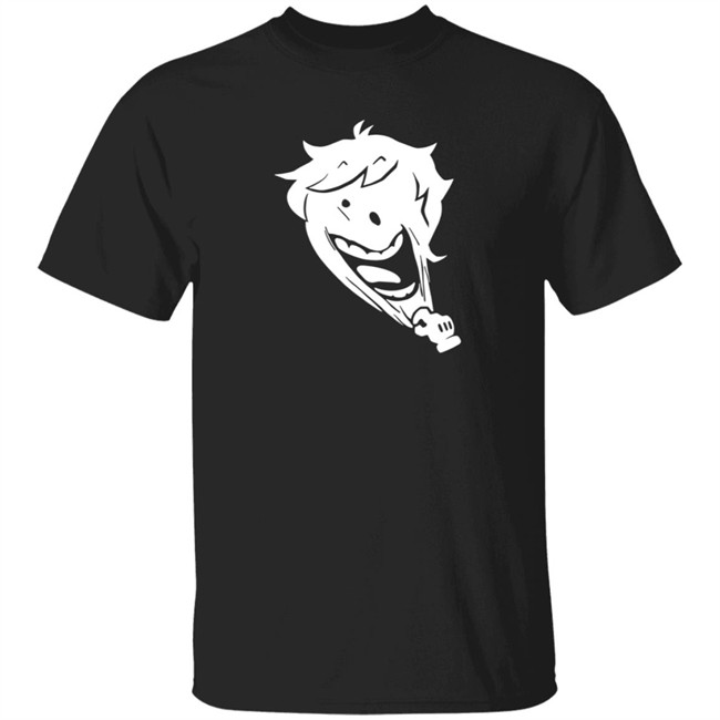 Stretching Oney's Face Shirt By Shark Robot