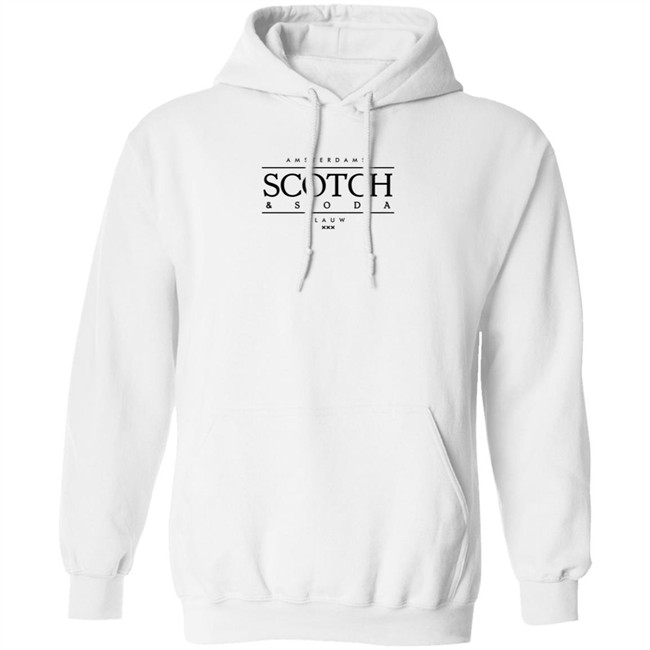 Amsterdams Scotch & Soda Blauw Hoodie Scotch & Soda Hoodie