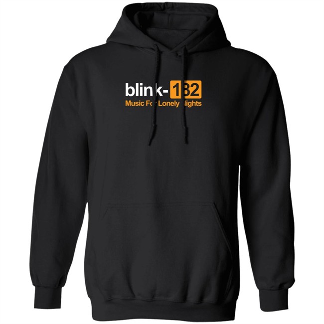 Blink 182 Merch Music For Lonely Nights Pullover Hoodie
