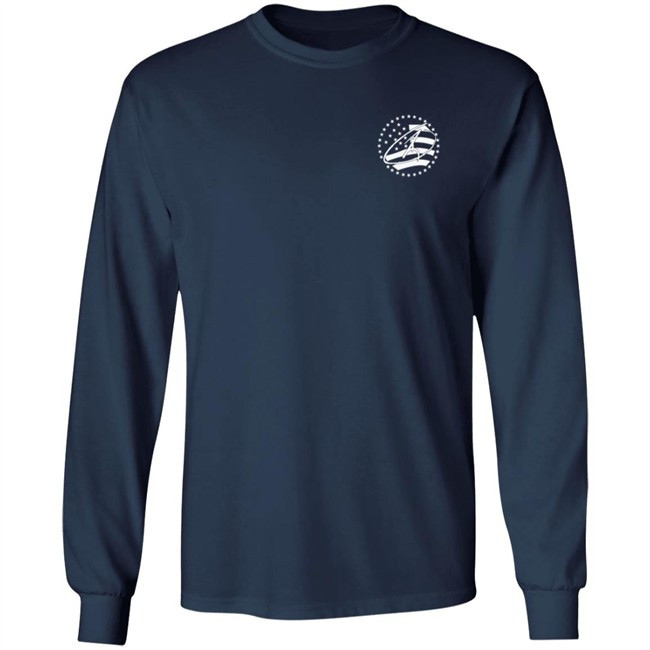 The Operator Navy Long Sleeve T Shirt