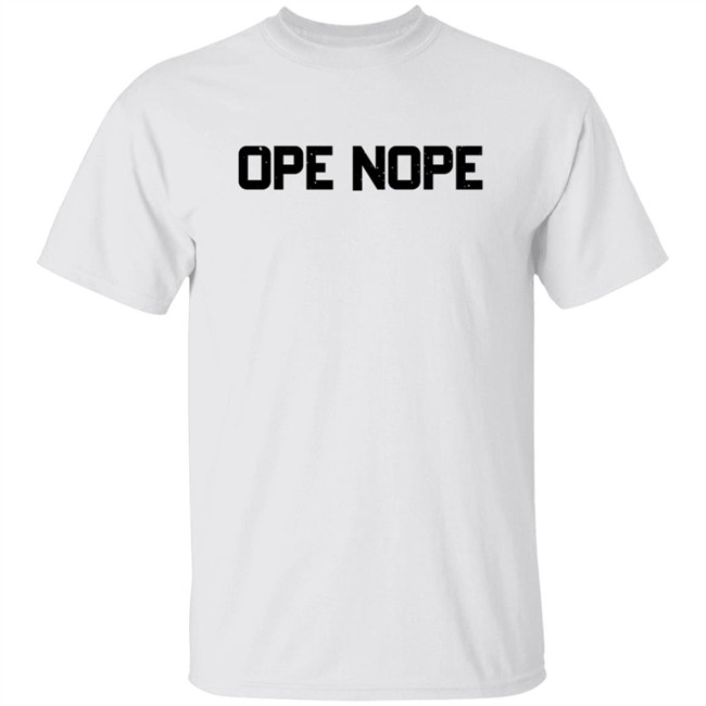 Manitowo Minute Merch Store Ope Nope Tee