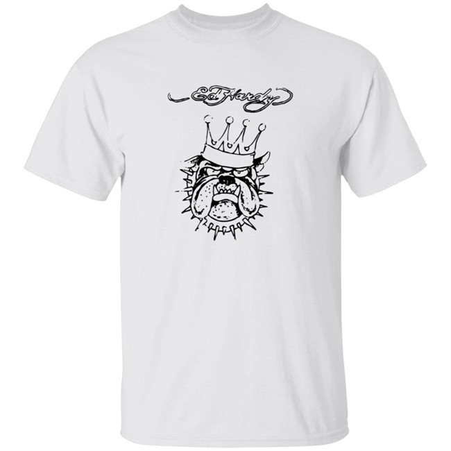 Ed Hardy Merch Store Bulldog Archive T Shirt