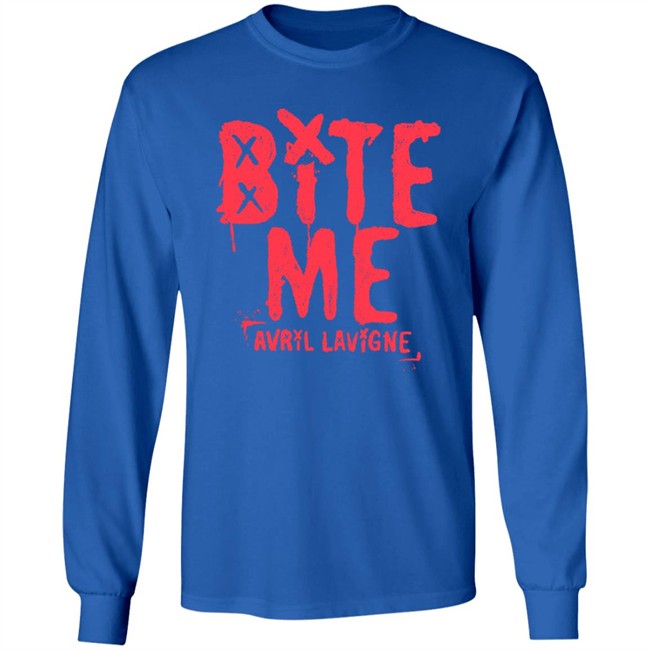 Avril Lavigne Merch Bite Me T Shirt Avril Lavigne Merch Bite Me T Shirt