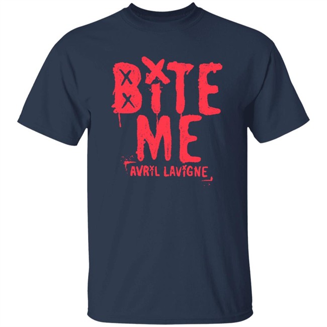 Avril Lavigne Merch Bite Me T Shirt Avril Lavigne Merch Bite Me T Shirt