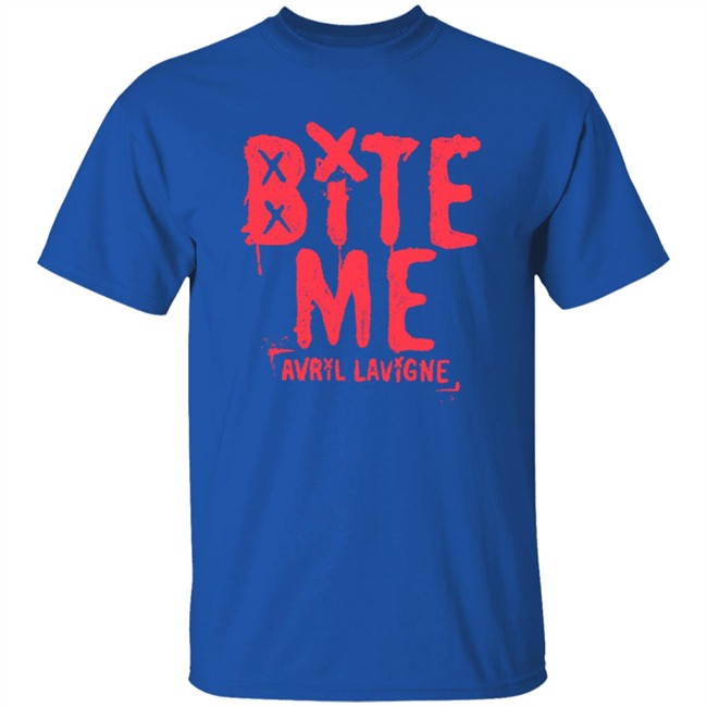 Avril Lavigne Merch Bite Me T Shirt Avril Lavigne Merch Bite Me T Shirt