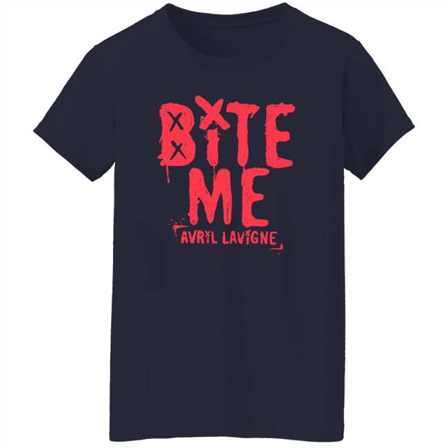Avril Lavigne Merch Bite Me T Shirt Avril Lavigne Merch Bite Me T Shirt