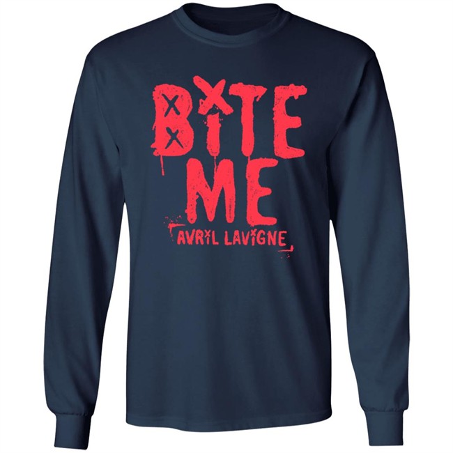 Avril Lavigne Merch Bite Me T Shirt Avril Lavigne Merch Bite Me T Shirt