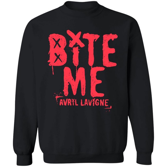 Avril Lavigne Merch Bite Me T Shirt Avril Lavigne Merch Bite Me T Shirt