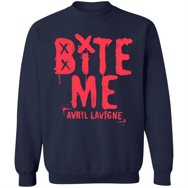 Avril Lavigne Merch Bite Me T Shirt Avril Lavigne Merch Bite Me T Shirt