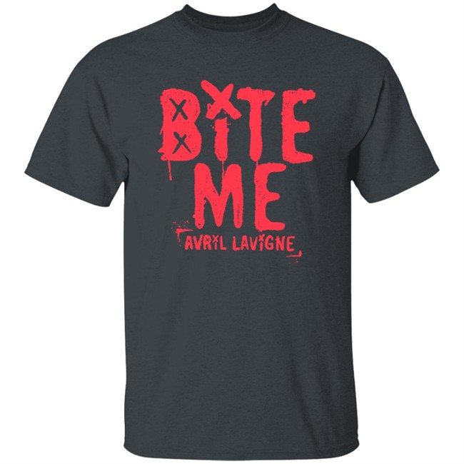 Avril Lavigne Merch Bite Me T Shirt Avril Lavigne Merch Bite Me T Shirt