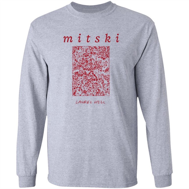 Mitski Merch White Laurel Hell Long Sleeve T Shirt Mitski Merch White Laurel Hell Long Sleeve T Shirt