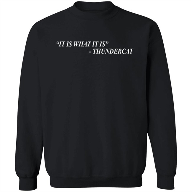 Thundercat Merch It Is What It Is Shirt Thundercat Merch It Is What It Is Shirt