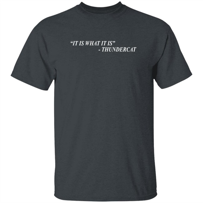 Thundercat Merch It Is What It Is Shirt Thundercat Merch It Is What It Is Shirt