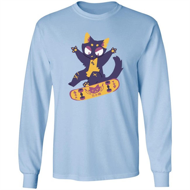 Saltmalkin Merchandise Skater Cat T Shrt Saltmalkin Merchandise Skater Cat T Shrt
