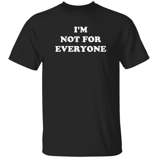 Brothers Osborne I'm Not For Everyone Black Tee Shirt
