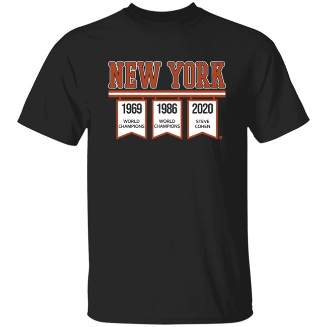 New York Steve Cohen Banners Breakingt T Shirt