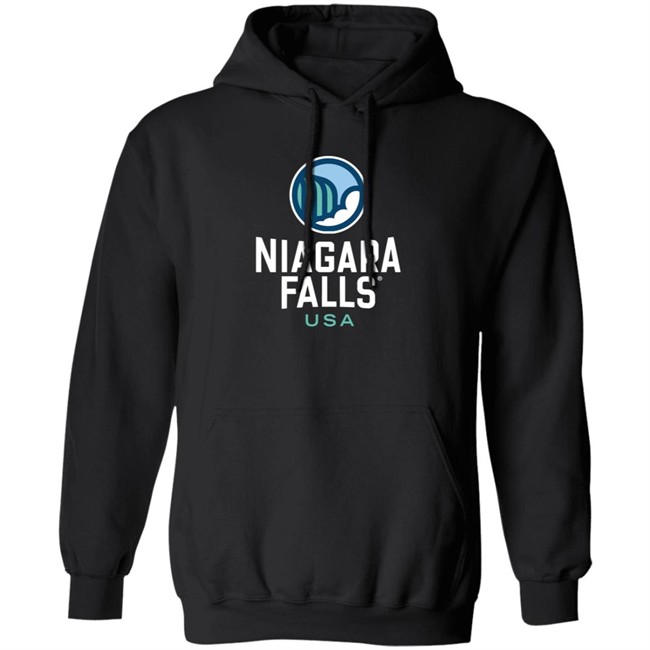 Niagara Falls Heart Usa Pullover Hooded Sweatshirt