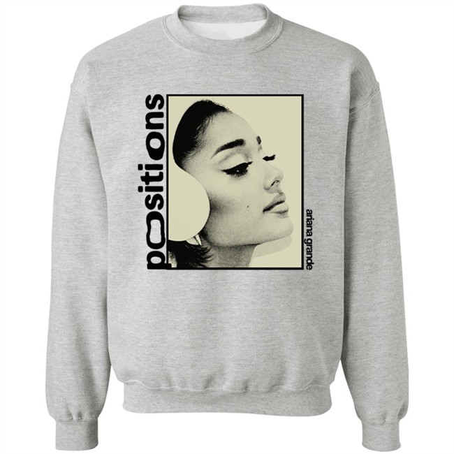 Ariana Grande Merch Positions Photo Longsleeve T Shirt Ariana Grande Merch Positions Photo Longsleeve T Shirt