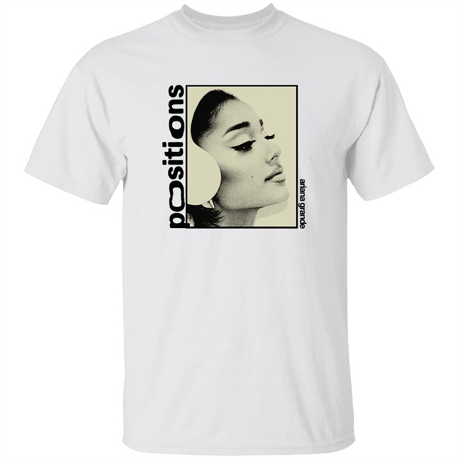 Ariana Grande Merch Positions Photo Longsleeve T Shirt Ariana Grande Merch Positions Photo Longsleeve T Shirt