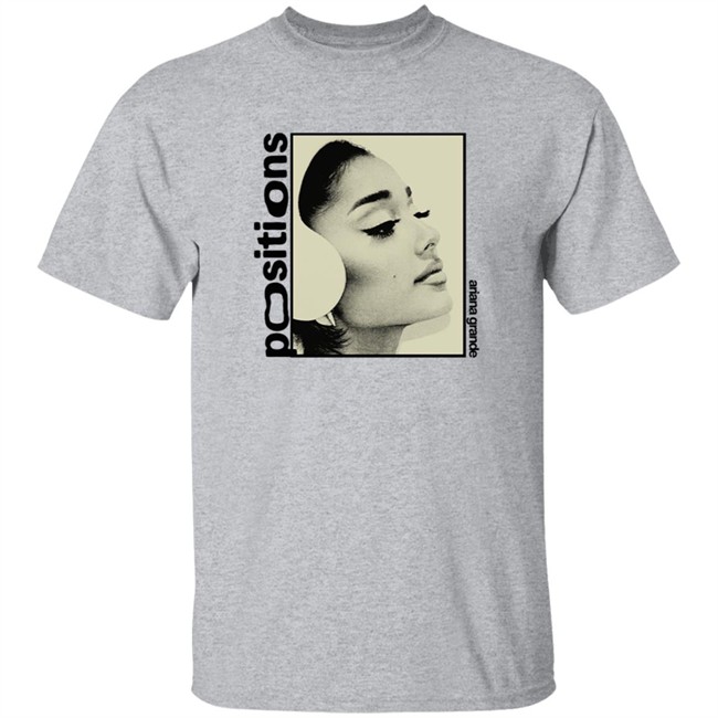 Ariana Grande Merch Positions Photo Longsleeve T Shirt Ariana Grande Merch Positions Photo Longsleeve T Shirt