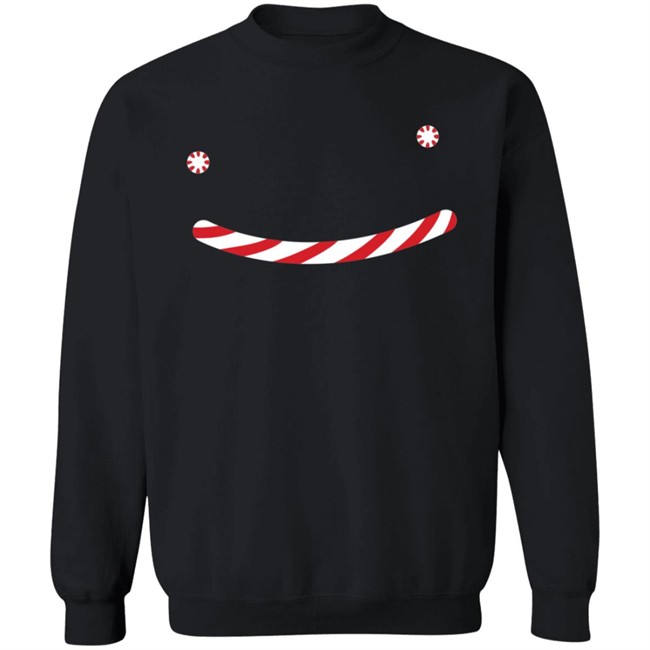 Dream Smp Merch Dream Holiday Candy Cane Smile Hoodie Dream Smp Merch Dream Holiday Candy Cane Smile Hoodie