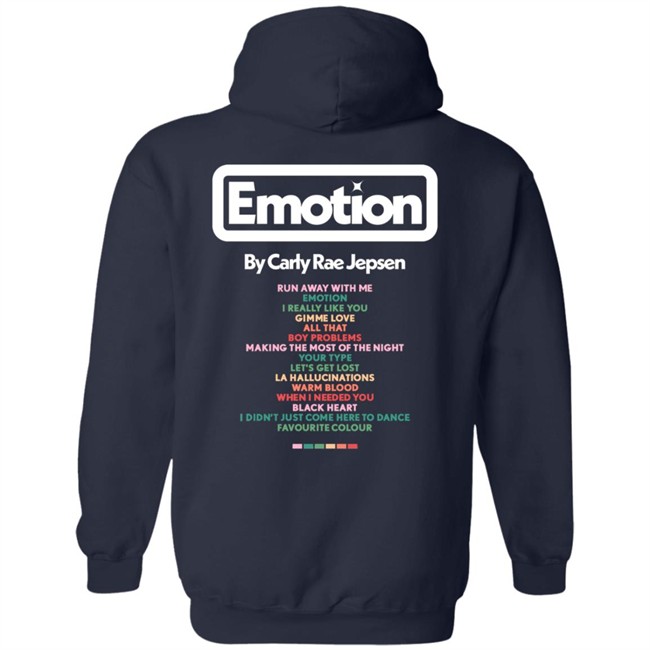 Carly Rae Jepsen Merch Emotion Tracklist Shirt Carly Rae Jepsen Merch Emotion Tracklist Shirt