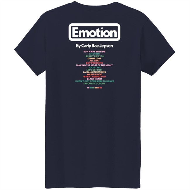 Carly Rae Jepsen Merch Emotion Tracklist Shirt Carly Rae Jepsen Merch Emotion Tracklist Shirt