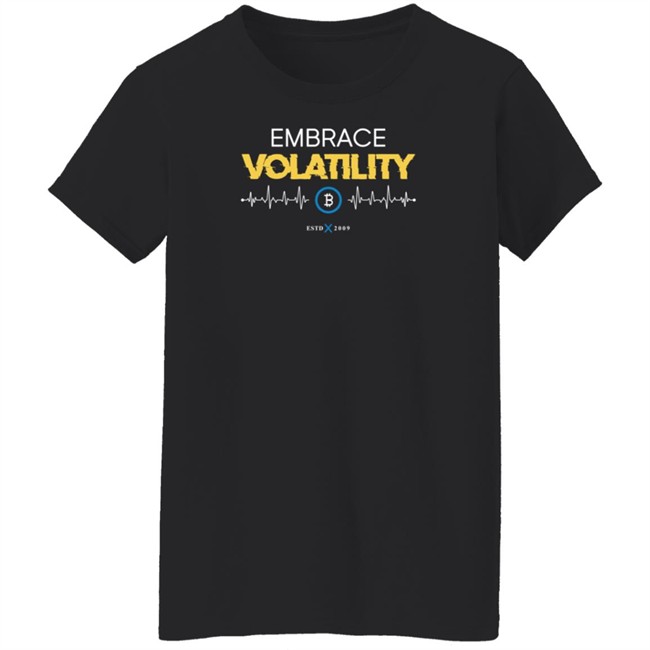 Orange Coin Goods Store Embrace Volatility Shirt Mark Yusko Orange Coin Goods Store Embrace Volatility Shirt Mark Yusko